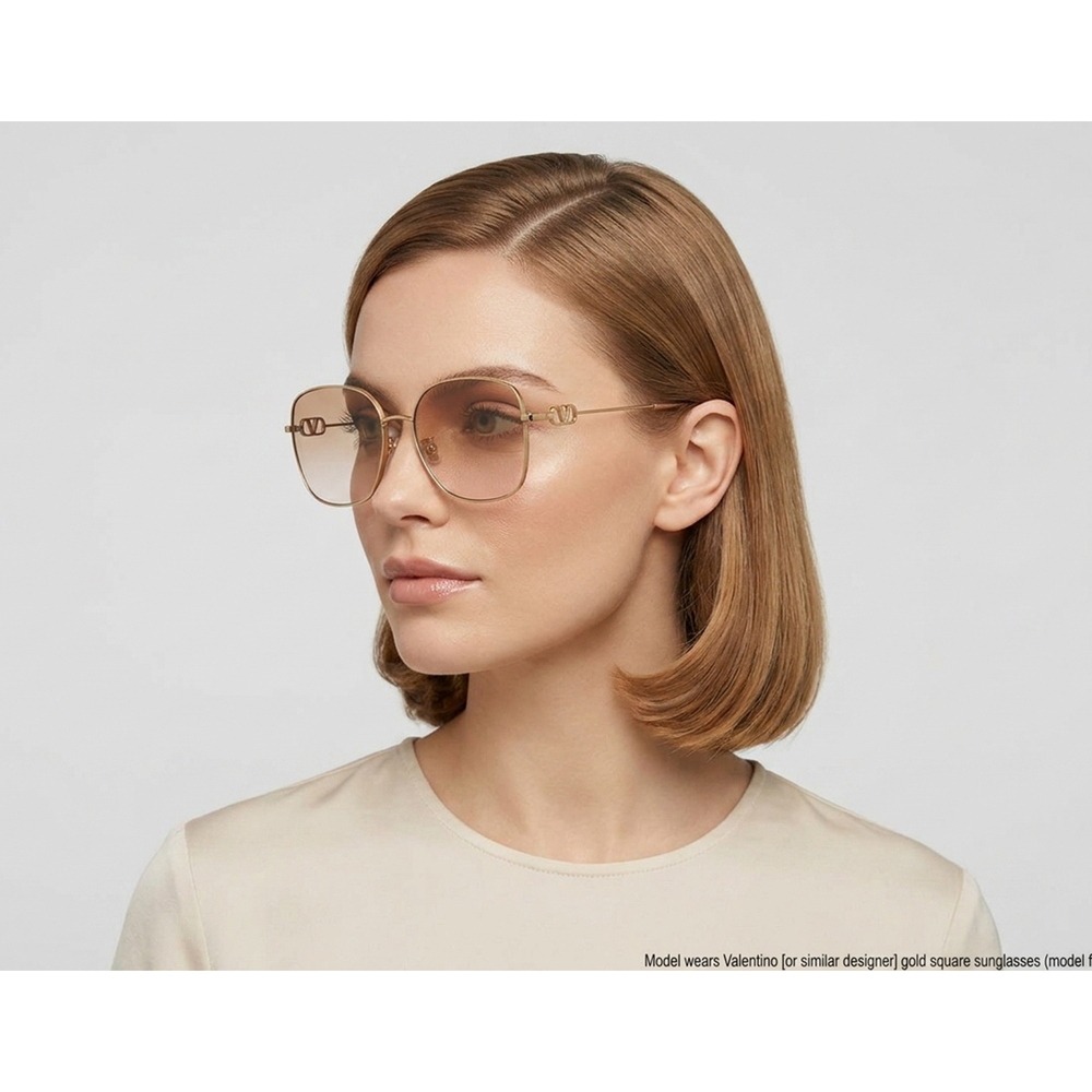 Valentino VG0042SK Sunglasses 3 Gold Metal